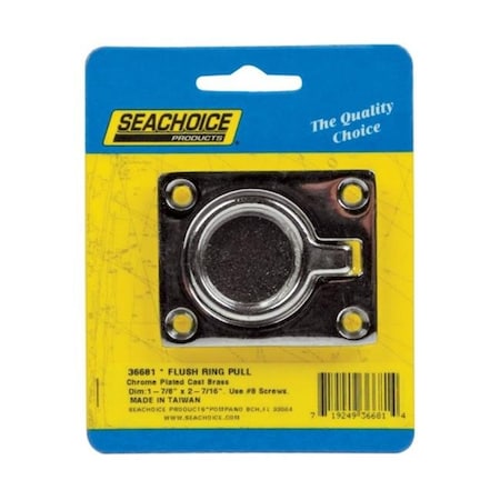 Seachoice 36681 Flush Ring Pull  1.87 X 2.43 In.